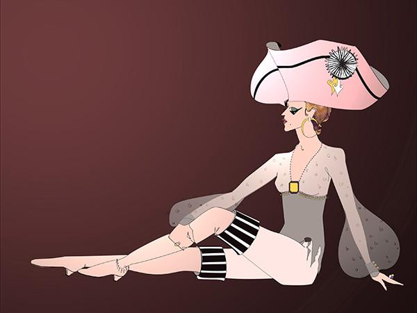 Couture Pink Pirate Costume