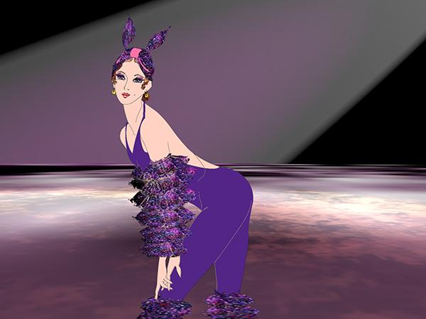 Samba one-piece with accent light